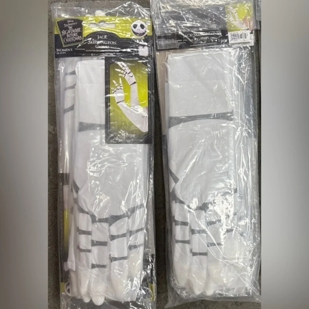 New 6 pairs Jack Skellington Elbow Length Gloves